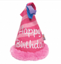 FFD Plush Crinkle Birthday Hat Pink